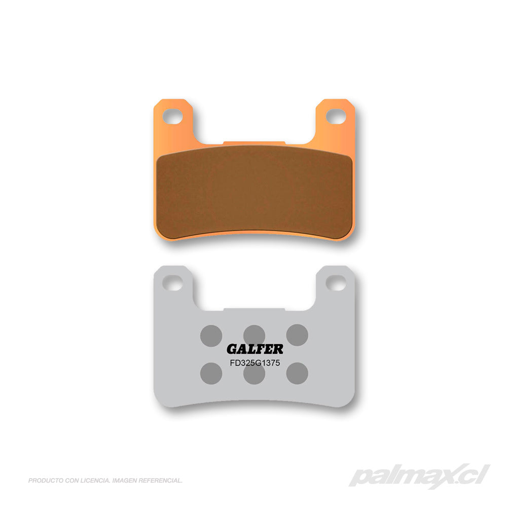 Pastillas delanteras de freno sinterizadas sport FD325-G1375 (Kaw/Suz) | Galfer